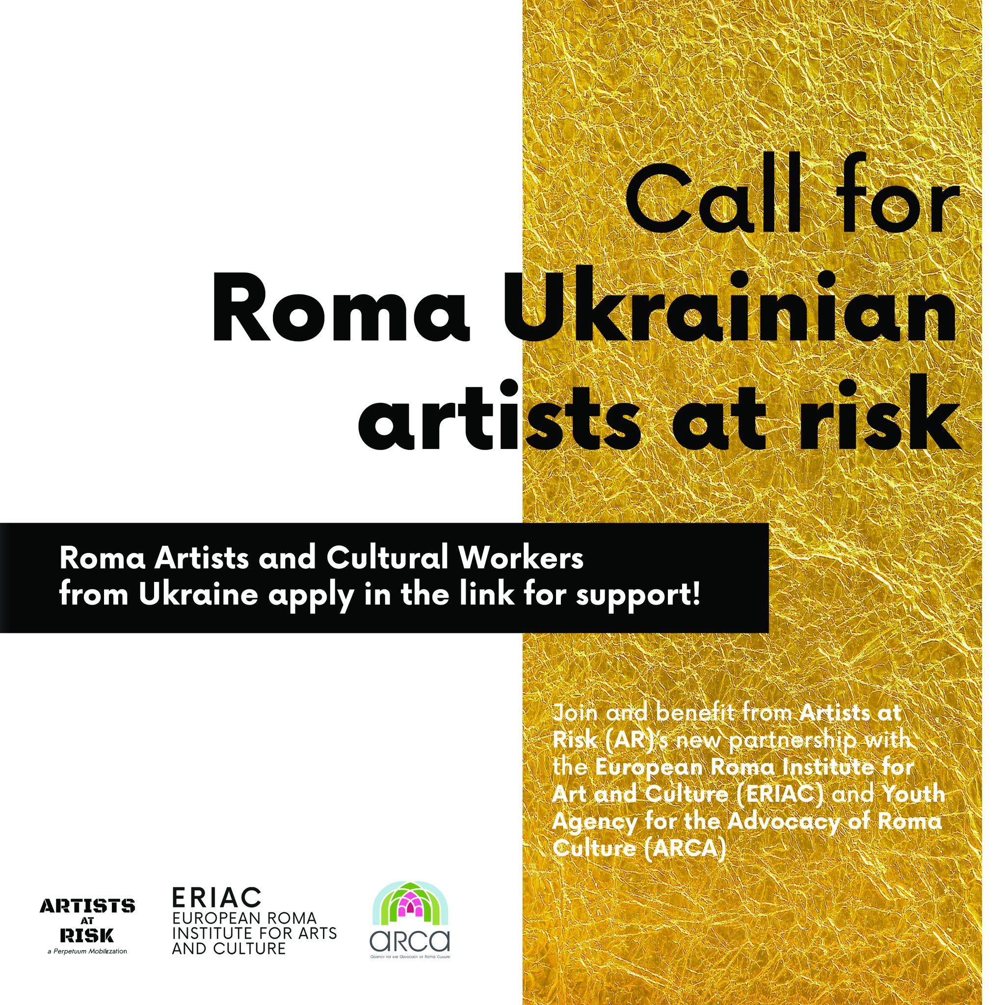 Call for Roma Ukrainian artists at risk